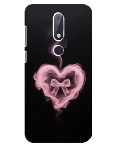 Чехол для Nokia 6.1 Plus с картинкой «Дымчатое сердце»