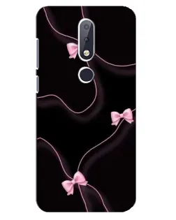 Чехол для Nokia 6.1 Plus с картинкой «Розовые ленты»