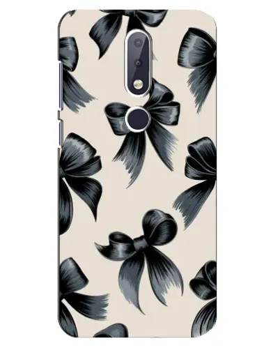 Чехол для Nokia 6.1 Plus с картинкой «Банты Coquette»