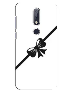Чехол для Nokia 6.1 Plus с картинкой «Диагональный бант»
