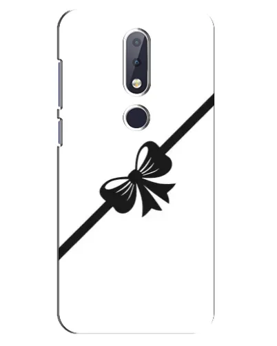 Чехол для Nokia 6.1 Plus с картинкой «Диагональный бант»
