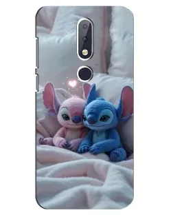Чехол для Nokia 6.1 Plus с картинкой «Плюшевые Стич Ангел» Чехол для Nokia 6.1 Plus с картинкой «Плюшевые Стич Ангел»