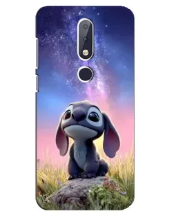 Чехол для Nokia 6.1 Plus с картинкой «Стич на рассвете» Чехол для Nokia 6.1 Plus с картинкой «Стич на рассвете»