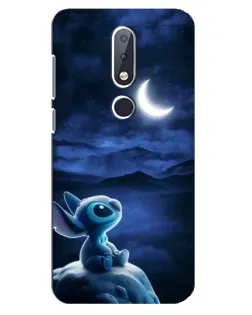 Чехол для Nokia 6.1 Plus с картинкой «Лунная ночь Стича» Чехол для Nokia 6.1 Plus с картинкой «Лунная ночь Стича»