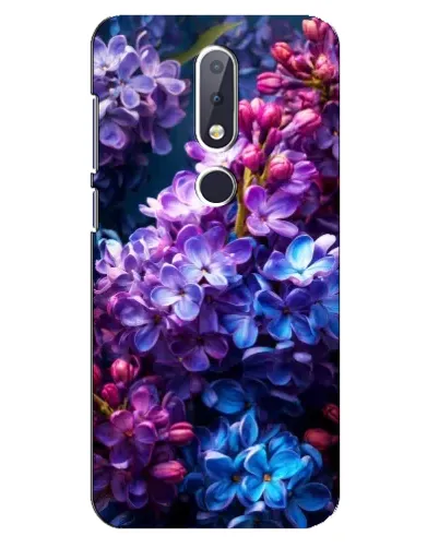Чехол для Nokia 6.1 Plus с картинкой «Сиреневый цвет»