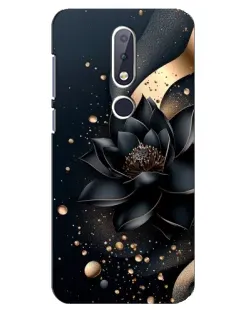 Чехол для Nokia 6.1 Plus с картинкой «Черный лотос»
