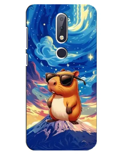 Чохол для Nokia 6.1 Plus з картинкою «Капібара Ван Гога» Чохол для Nokia 6.1 Plus з картинкою «Капібара Ван Гога»