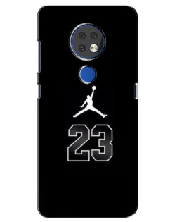 Чехол для Nokia 6.2 (2019) с картинкой «Jordan Flight 23»
