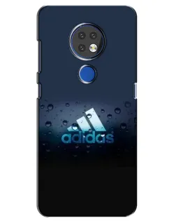 Чехол для Nokia 6.2 (2019) с картинкой «Adidas Water Drops»