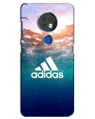 Чехол для Nokia 6.2 (2019) с картинкой «Океанская глубина адидас»