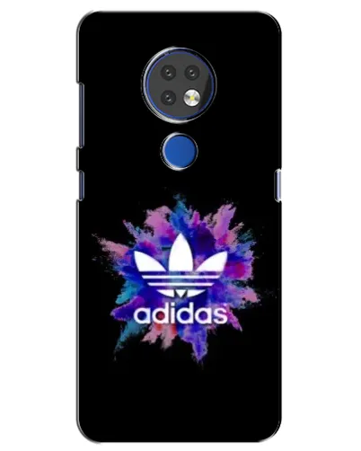 Чехол для Nokia 6.2 (2019) с картинкой «Взрыв красок Adidas»