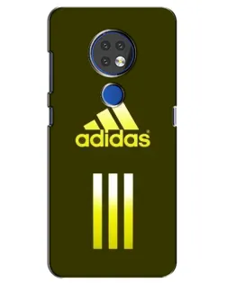 Чехол для Nokia 6.2 (2019) с картинкой «Оливковый градиент Adidas»