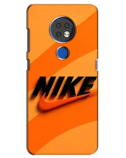 Чехол для Nokia 6.2 (2019) с картинкой «Оранжевый драйв Nike»