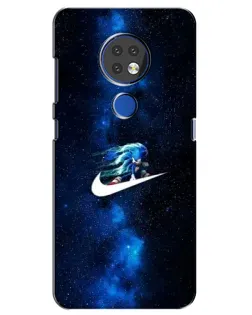 Чехол для Nokia 6.2 (2019) с картинкой «Звездный путь Nike»