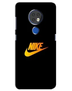 Чехол для Nokia 6.2 (2019) с картинкой «Золотой логотип Nike»