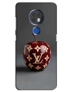 Чехол для Nokia 6.2 (2019) с картинкой «Красное яблоко LV»