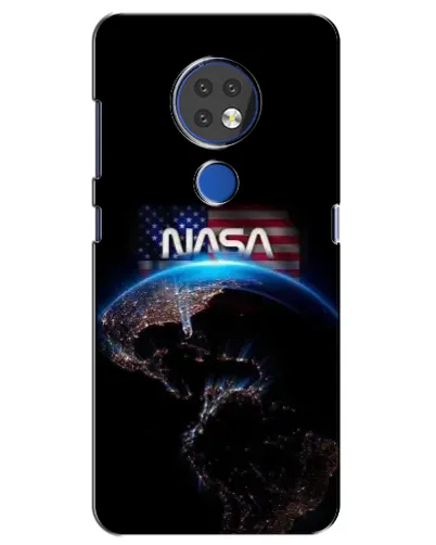 Чехол для Nokia 6.2 (2019) с картинкой «Земля из космоса NASA»