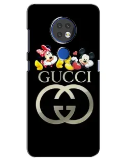 Чехол для Nokia 6.2 (2019) с картинкой «Gucci — герои Disney»