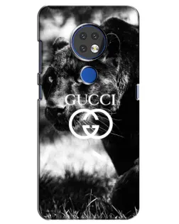 Чехол для Nokia 6.2 (2019) с картинкой «Gucci — дикая природа»