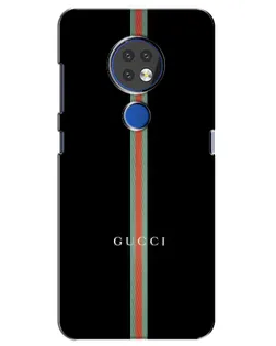 Чехол для Nokia 6.2 (2019) с картинкой «Gucci — строгая линия»
