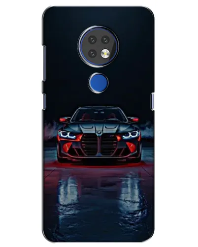 Чехол для Nokia 6.2 (2019) с картинкой «BMW на мокрой дороге»