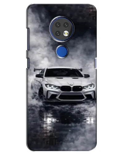 Чехол для Nokia 6.2 (2019) с картинкой «BMW сквозь туман»