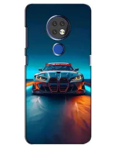 Чехол для Nokia 6.2 (2019) с картинкой «BMW — огни неона» Чехол для Nokia 6.2 (2019) с картинкой «BMW — огни неона»