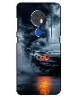 Чехол для Nokia 6.2 (2019) с картинкой «BMW M-Power — абстракция»