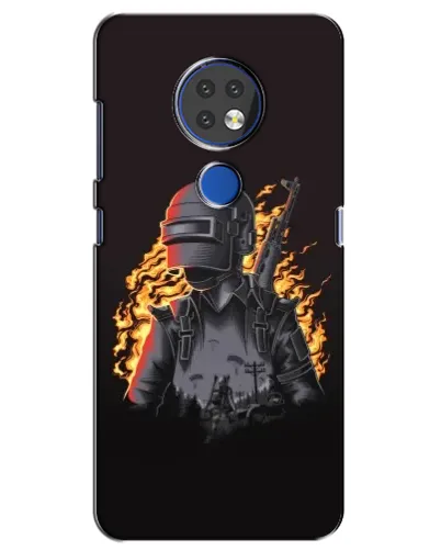 Чохол для Nokia 6.2 (2019) з картинкою «PUBG — вогняний силует» Чохол для Nokia 6.2 (2019) з картинкою «PUBG — вогняний силует»