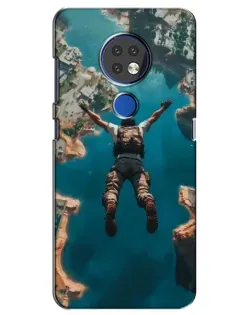 Чохол для Nokia 6.2 (2019) з картинкою «PUBG — вільне падіння»