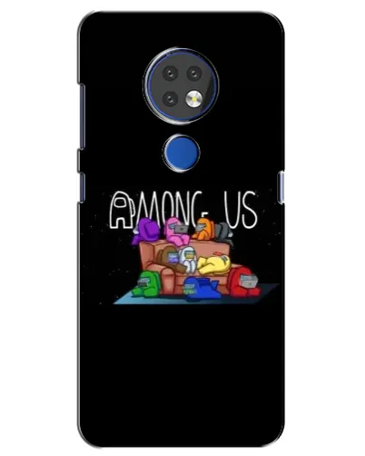 Чехол для Nokia 6.2 (2019) с картинкой «Логотип Among Us»