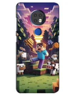 Чохол для Nokia 6.2 (2019) з картинкою «Стів на фермі»