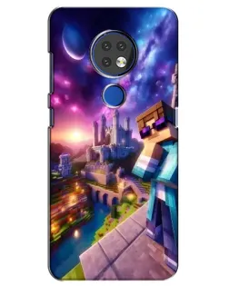 Чохол для Nokia 6.2 (2019) з картинкою «Стів та космос»