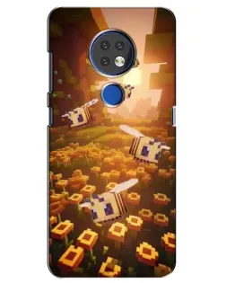 Чехол для Nokia 6.2 (2019) с картинкой «Поле подсолнухов»