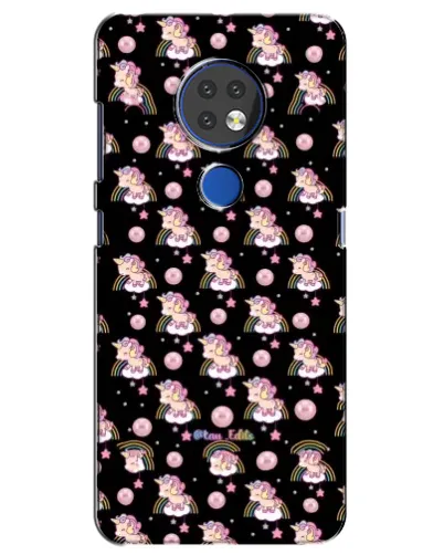Чехол для Nokia 6.2 (2019) с картинкой «Magic Unicorn паттерн»