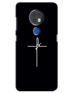 Чехол для Nokia 6.2 (2019) с картинкой «Тонкий крест»