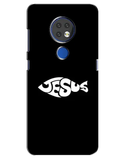 Чехол для Nokia 6.2 (2019) с картинкой «Рыба Jesus» Чехол для Nokia 6.2 (2019) с картинкой «Рыба Jesus»