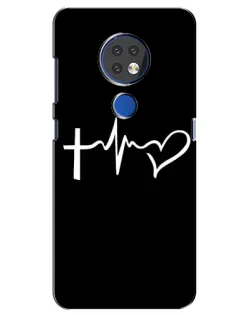 Чехол для Nokia 6.2 (2019) с картинкой «Пульс веры»