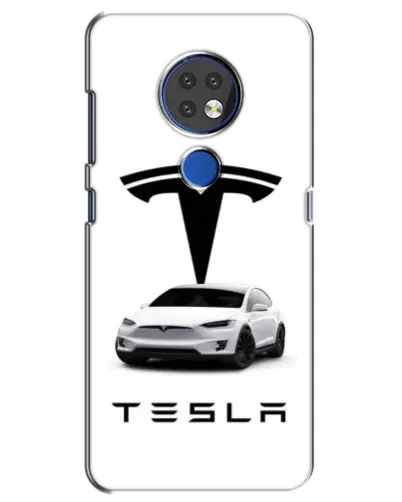 Чехол для Nokia 6.2 (2019) с картинкой «Tesla White Style» Чехол для Nokia 6.2 (2019) с картинкой «Tesla White Style»
