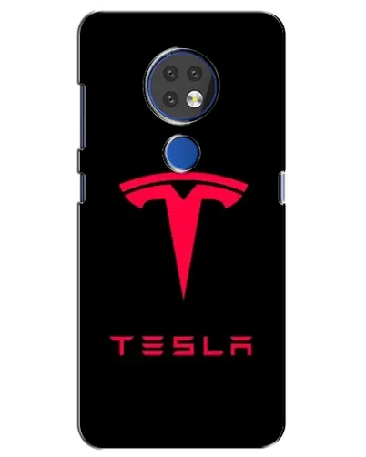 Чехол для Nokia 6.2 (2019) с картинкой «Tesla Red Logo» Чехол для Nokia 6.2 (2019) с картинкой «Tesla Red Logo»