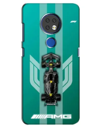 Чехол для Nokia 6.2 (2019) с картинкой «Mercedes AMG Petronas»