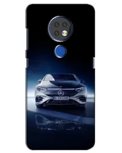 Чехол для Nokia 6.2 (2019) с картинкой «Ночной Mercedes EQ»