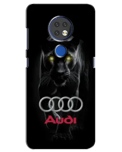 Чехол для Nokia 6.2 (2019) с картинкой «Пантера и Audi»