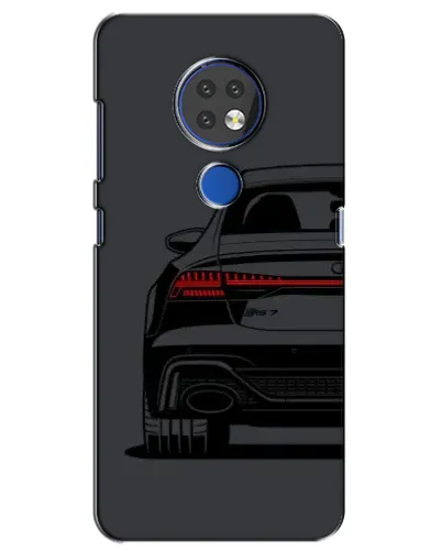 Чехол для Nokia 6.2 (2019) с картинкой «Задняя часть Audi — арт»