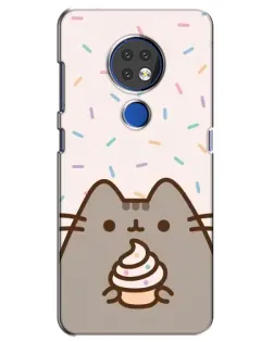 Чехол для Nokia 6.2 (2019) с картинкой «Пушин с кексом» Чехол для Nokia 6.2 (2019) с картинкой «Пушин с кексом»