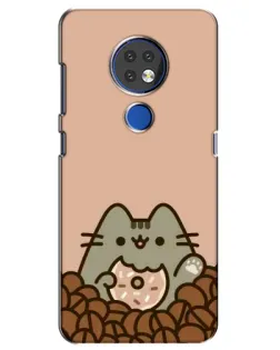 Чехол для Nokia 6.2 (2019) с картинкой «Кофейный Пушин» Чехол для Nokia 6.2 (2019) с картинкой «Кофейный Пушин»