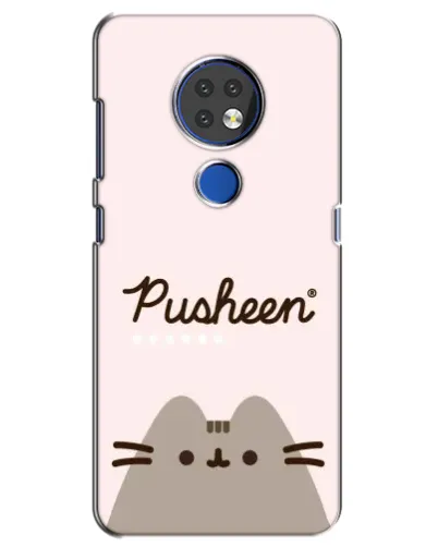 Чехол для Nokia 6.2 (2019) с картинкой «Pusheen логотип»