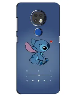 Чехол для Nokia 6.2 (2019) с картинкой «Музыкальный Stitch»