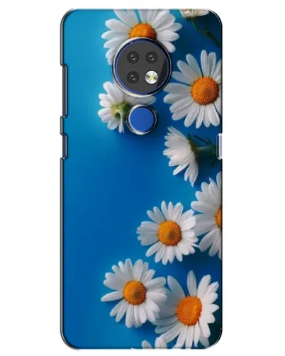 Чехол для Nokia 6.2 (2019) с картинкой «Белоснежные маргаритки»