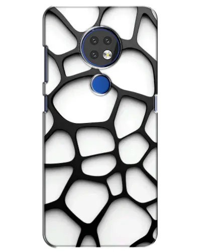 Чохол для Nokia 6.2 (2019) з картинкою «Біла об'ємна сітка» Чохол для Nokia 6.2 (2019) з картинкою «Біла об'ємна сітка»